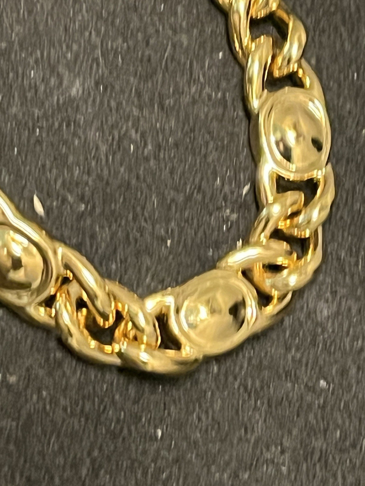 Vonelle Swarovski Crystal Austrian Glass 6.5” Gold tone Tennis Vtg Bracelet