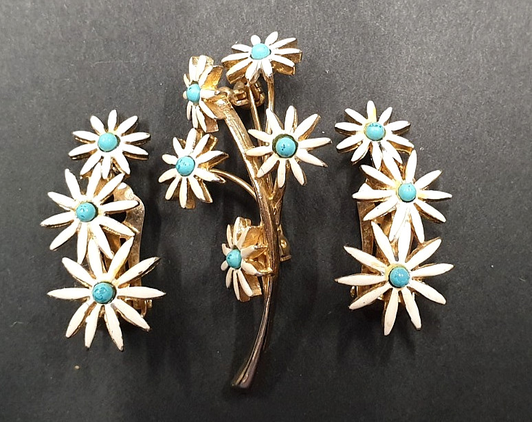 Elizabeth Reimer Vintage & Incredibly Desirable Brooch & Earrings Set… So Rare