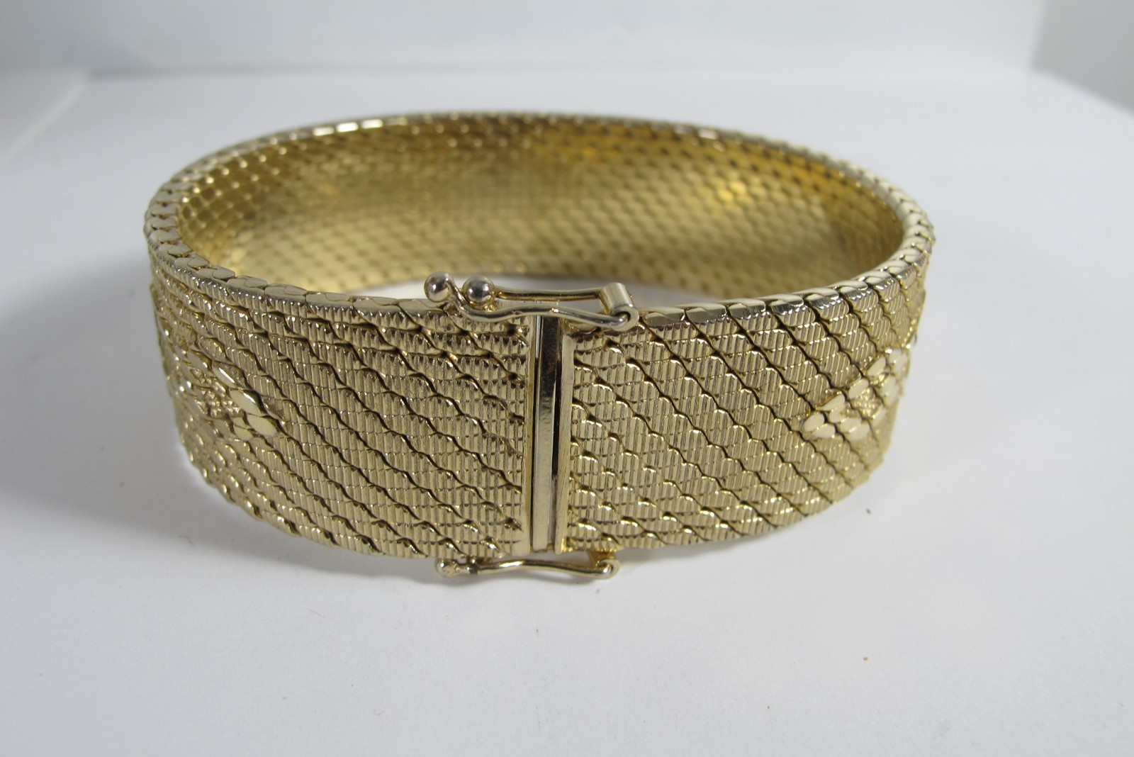 VINTAGE 1970’s ITALY DE CESARE BRACELET HALLMARKED 18K .750 GOLD REPRODUCTION