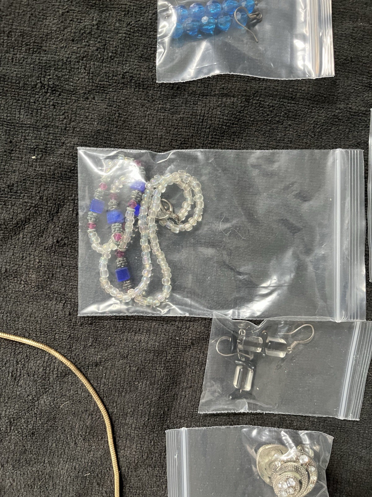 Vintage Earrings /Necklace Lot Mixed Costume Jewelry 1lb 5oz