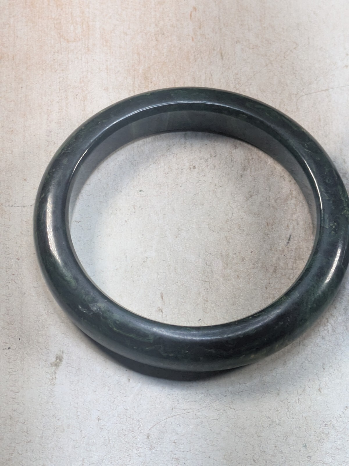 Bakelite Blue Moon Pair Bangle Bracelets 7.75″ 62g Together Vintage/Antique