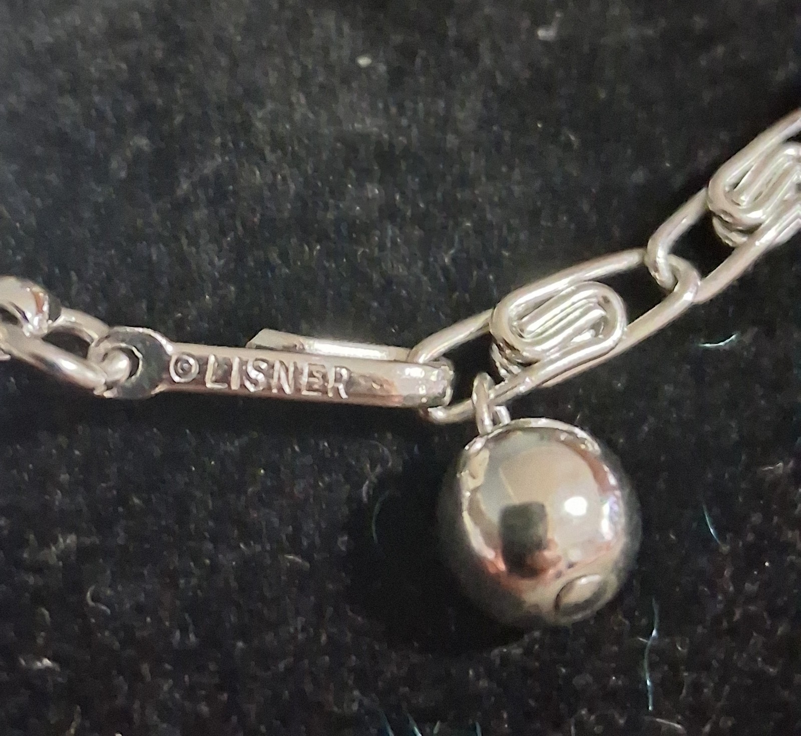 Listner Silver Tone Vintage Necklace With Tag