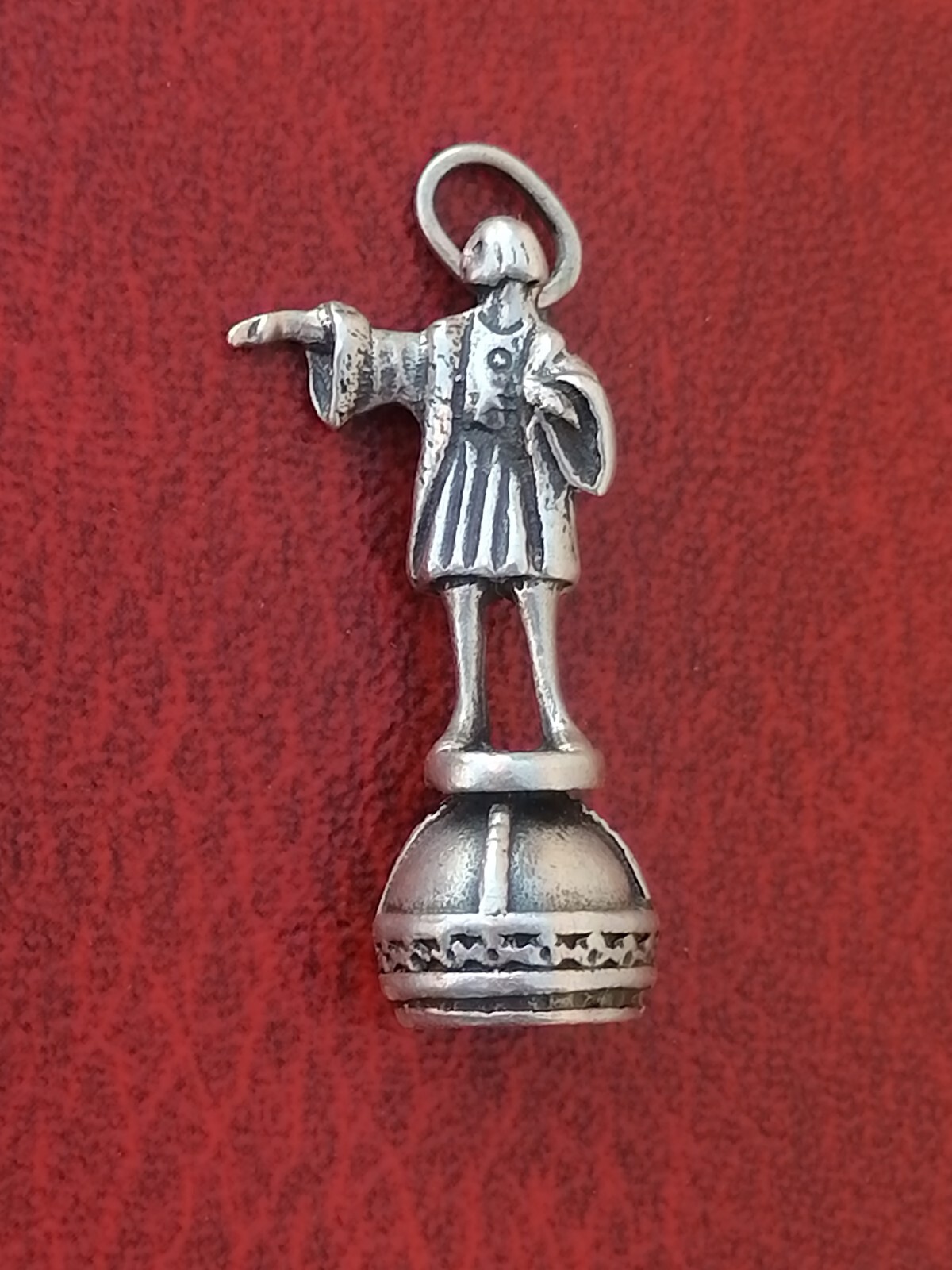 Vintage Sterling Silver 925 Figurine Statue Pendant Luxury Gift Ideas