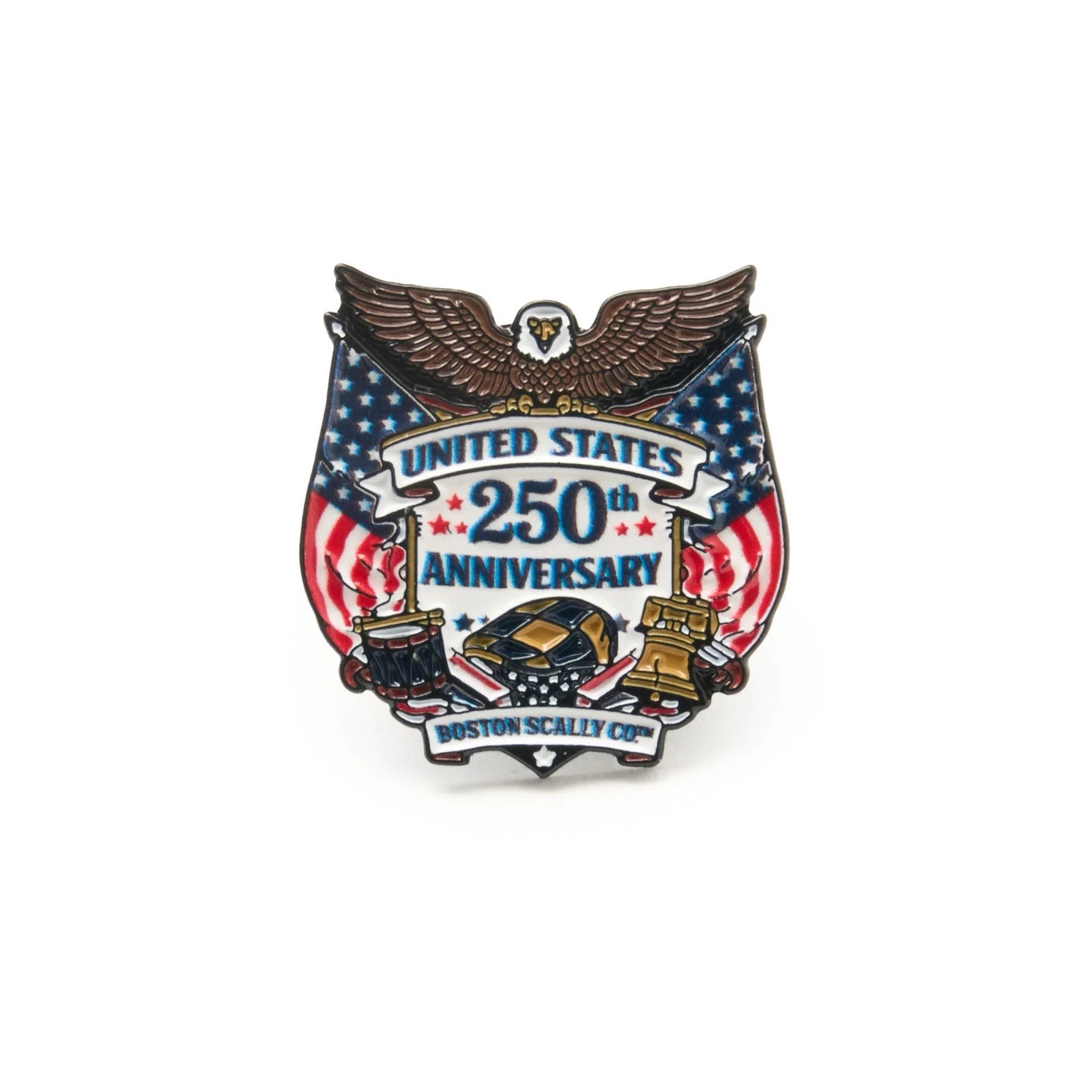 Boston Scally Co Complete set Of The 250th Anniversary Pins! HTF! PREORDER