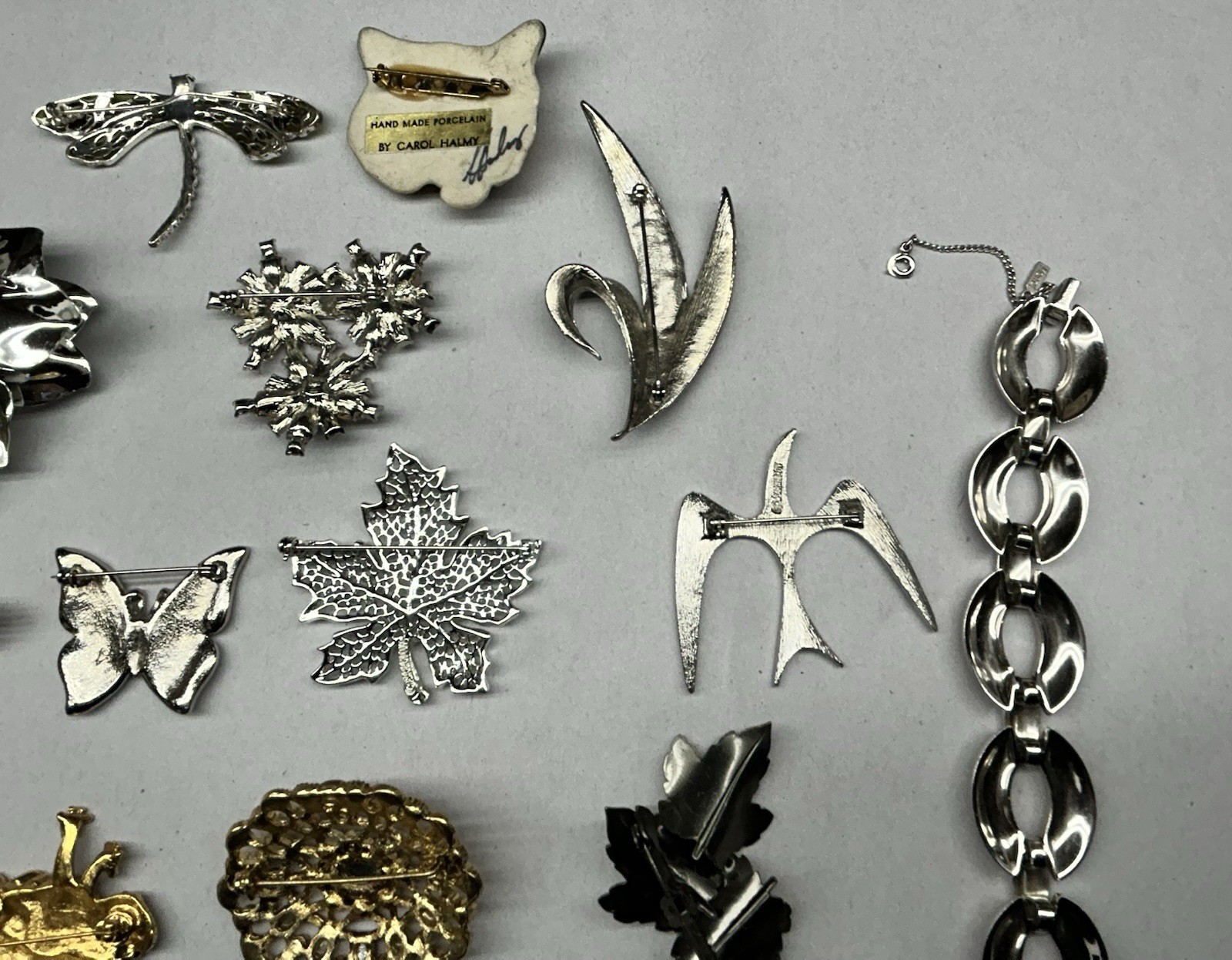 Vtg. Mixed Brooch & Necklace Lot Monet SarahCov 20pc Jewelry Bundle | USA Seller