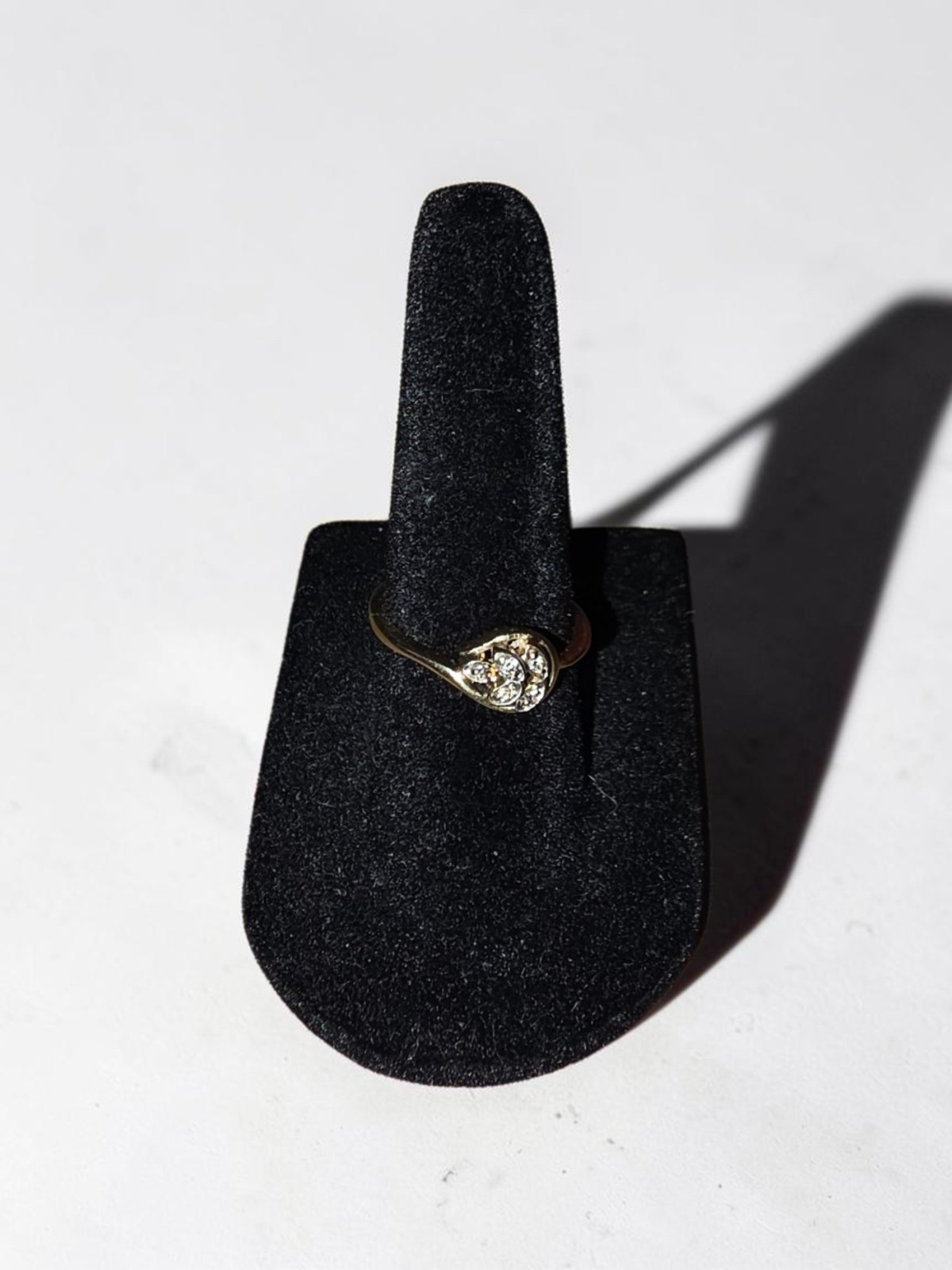 Antique Solid 10k Gold Ring leave