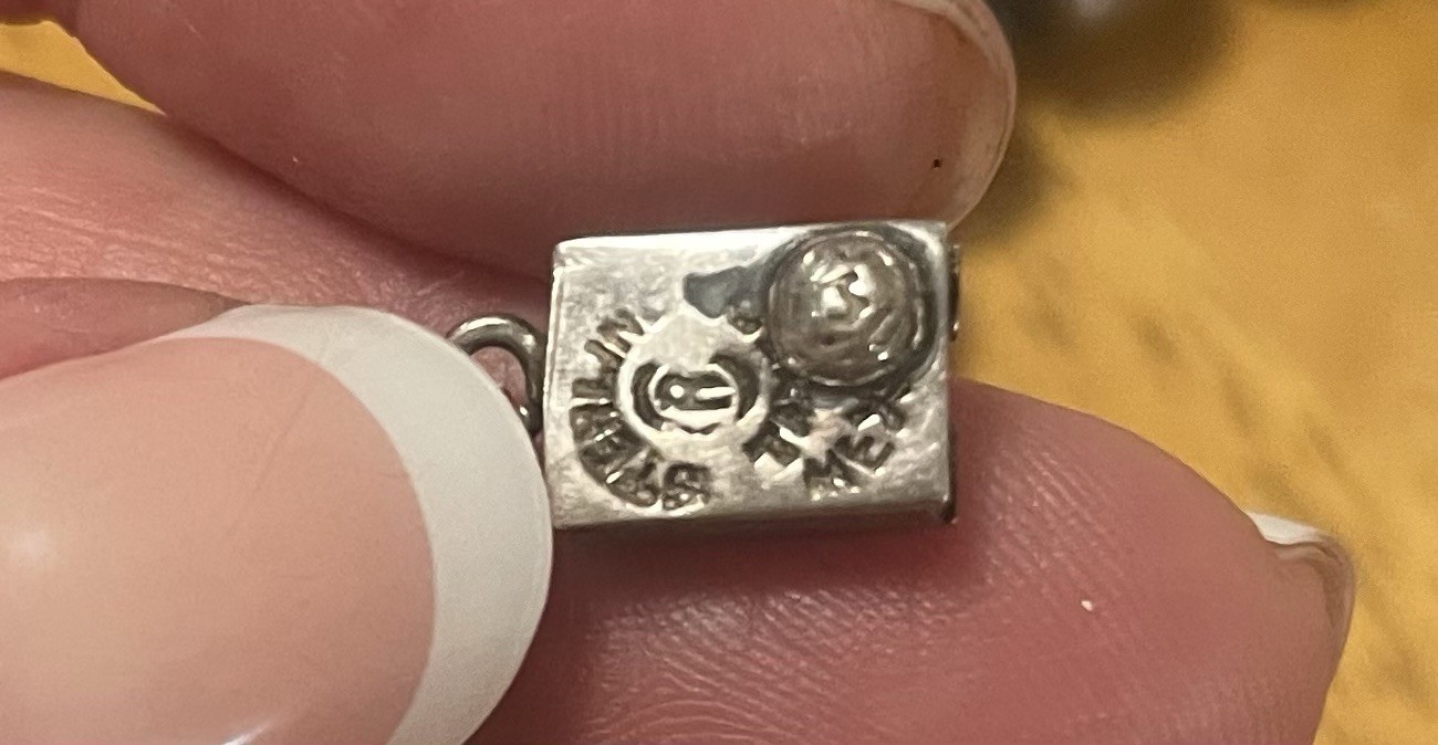 Rare Pre-Eagle VTG Taxco Mexico Sterling Silver Graduated Bead Necklace 17.9 g