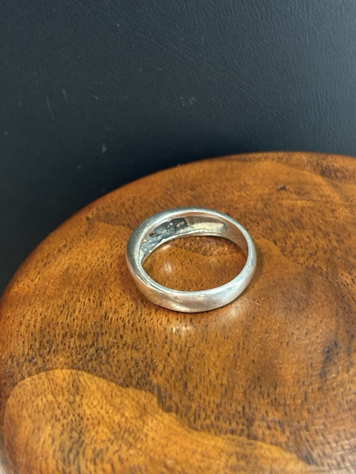 Vintage Sterling Silver Open Work Stackable Ring Size 4.5 Weight 2.5 Grams