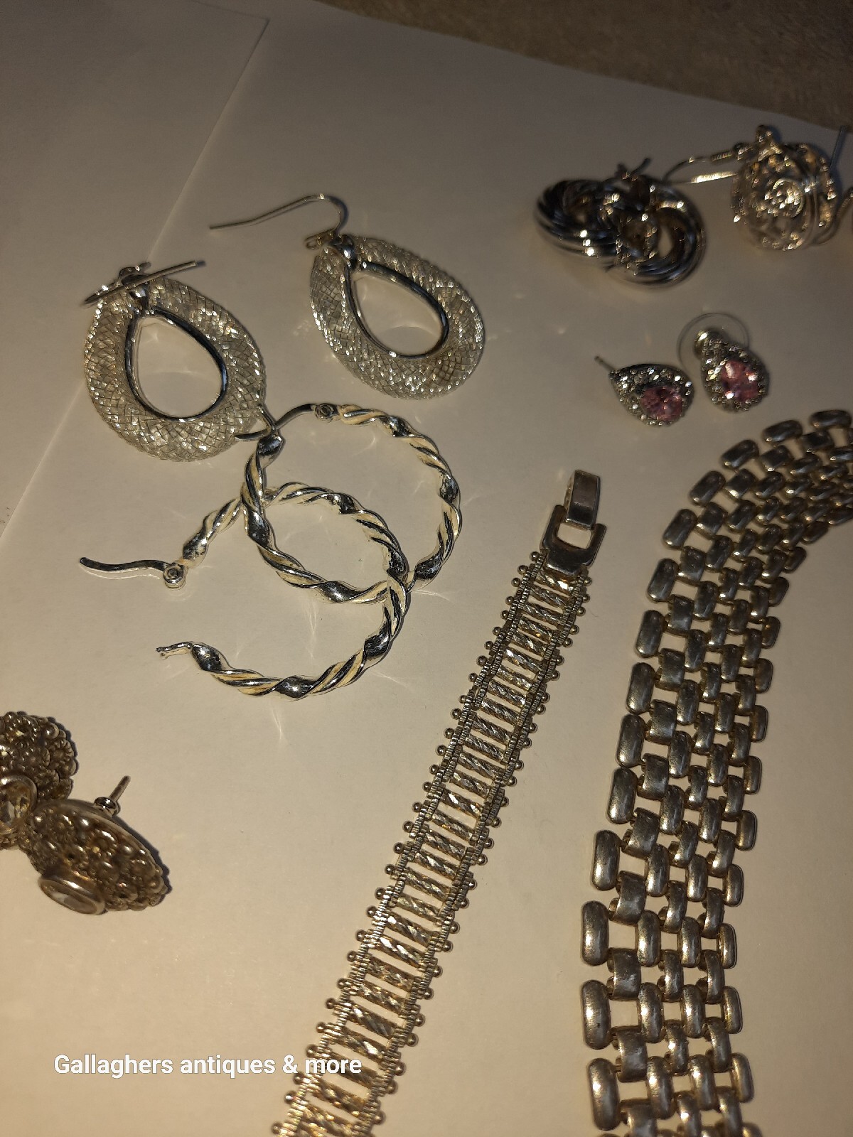 various mixed jewelry lot costume Napier Set Watch Earrings bracelet Necklace