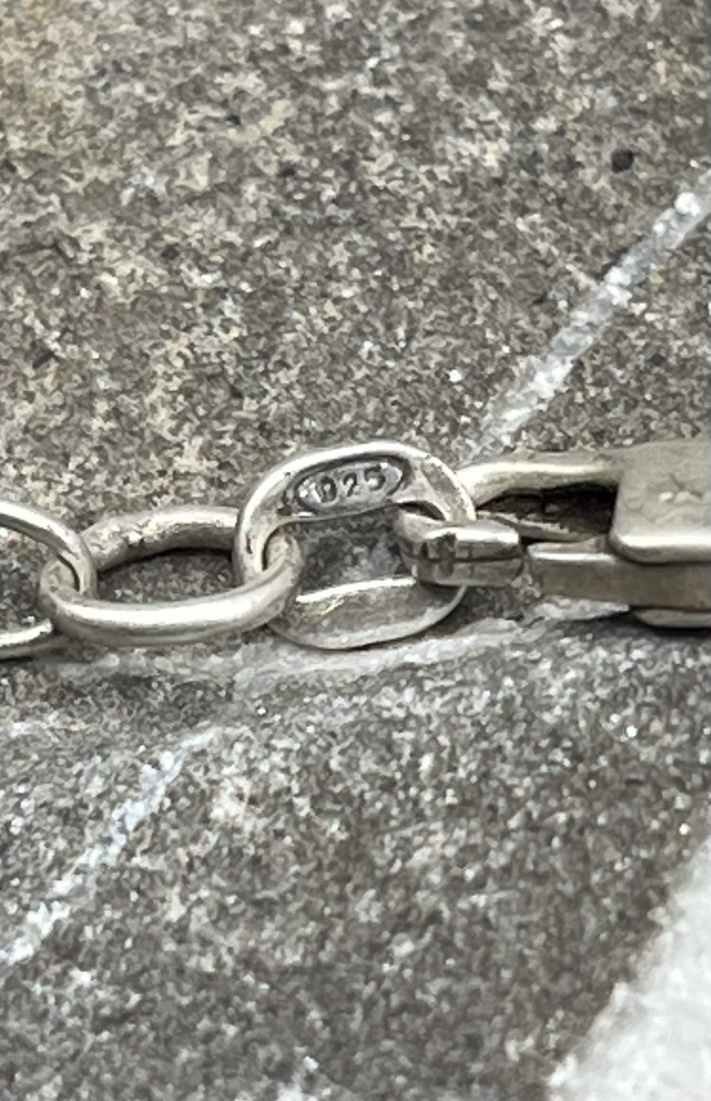 Vintage USSR 925 Silver Rolo Chain Size 21 In Weight 12 g.