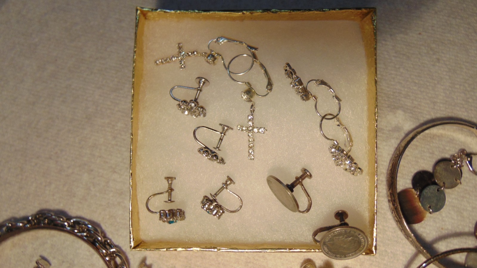 Vintage, Junk Drawers, Costume Jewelry Lot, All Wearable No Missing Stones