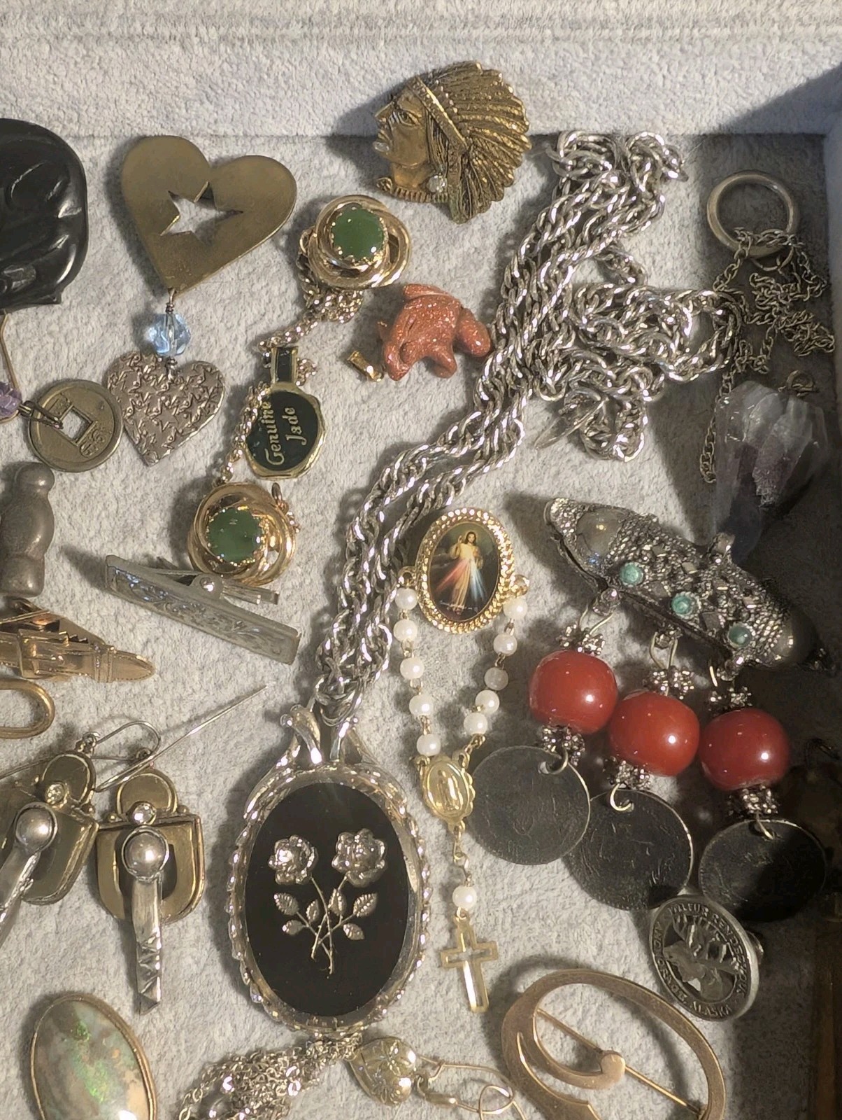 43 Vintage Unusual Wearable Collectible Craftable Jewelry & Nice Items Lot! 925