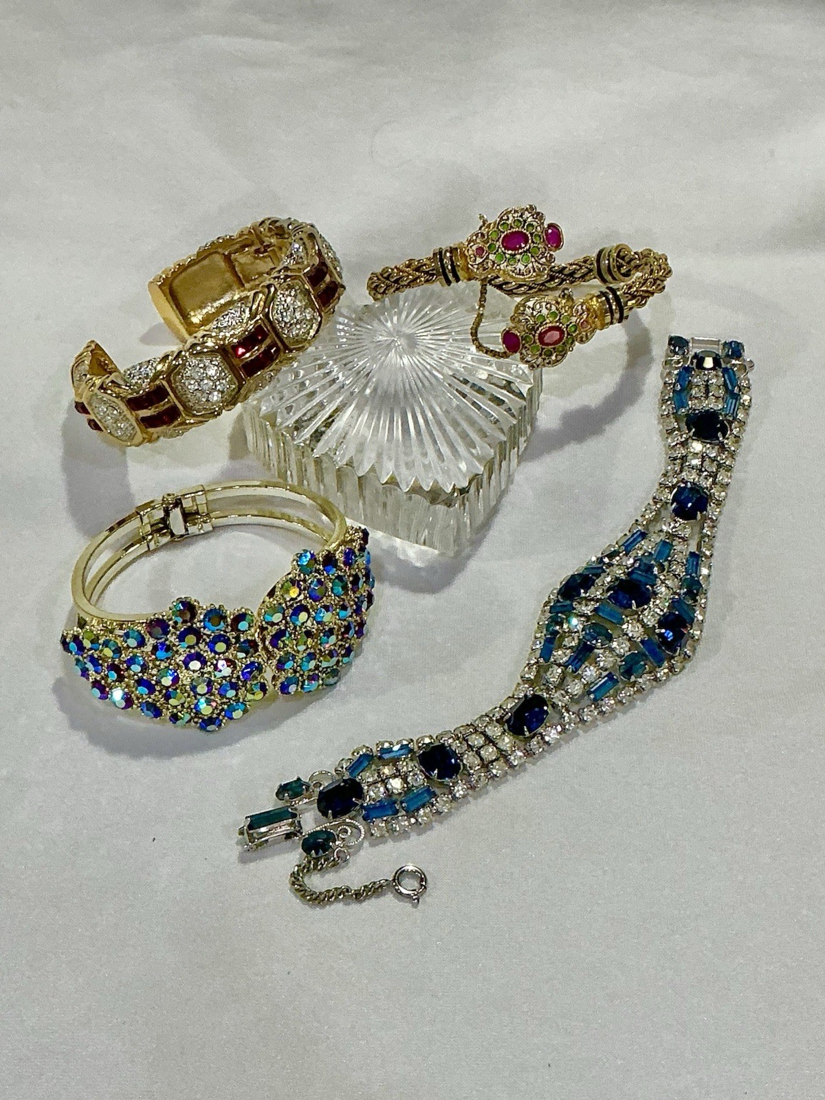 VINTAGE BRACELETS! KJ? HOBE? All Gorgeous! All Excellent Condition!