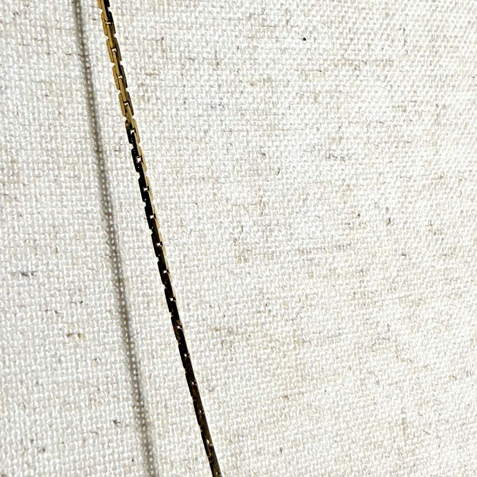 Vintage Napier Gold Tone Snake Chain Necklace 30″ Long 2mm Layering or Charm EUC