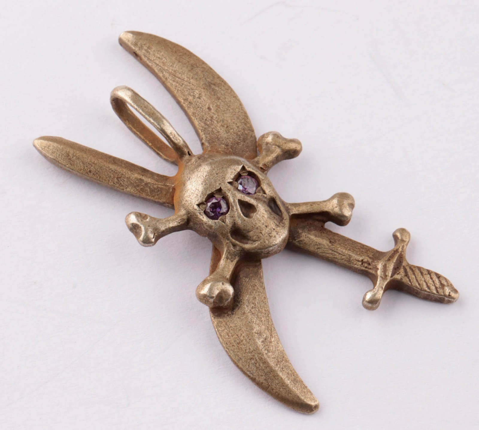 Pilot’s pendant 800 silver Air force Propeller Sword Empire Army Badge Military