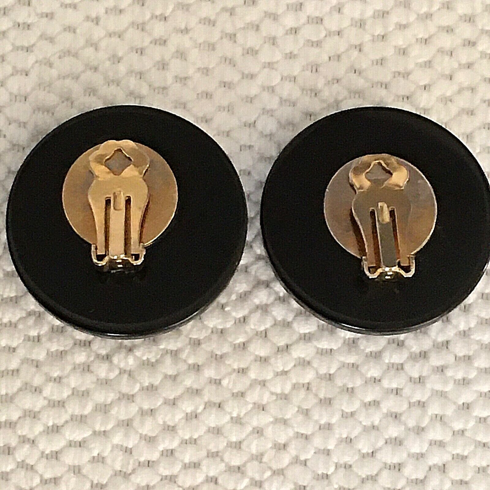 Vintage Rhinestone Clip-On Earrings