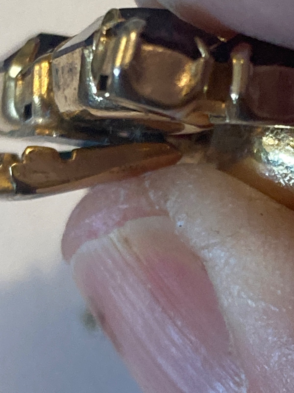 READ ALL- Monster 50s very Purple bracelet for repair-part there-7″