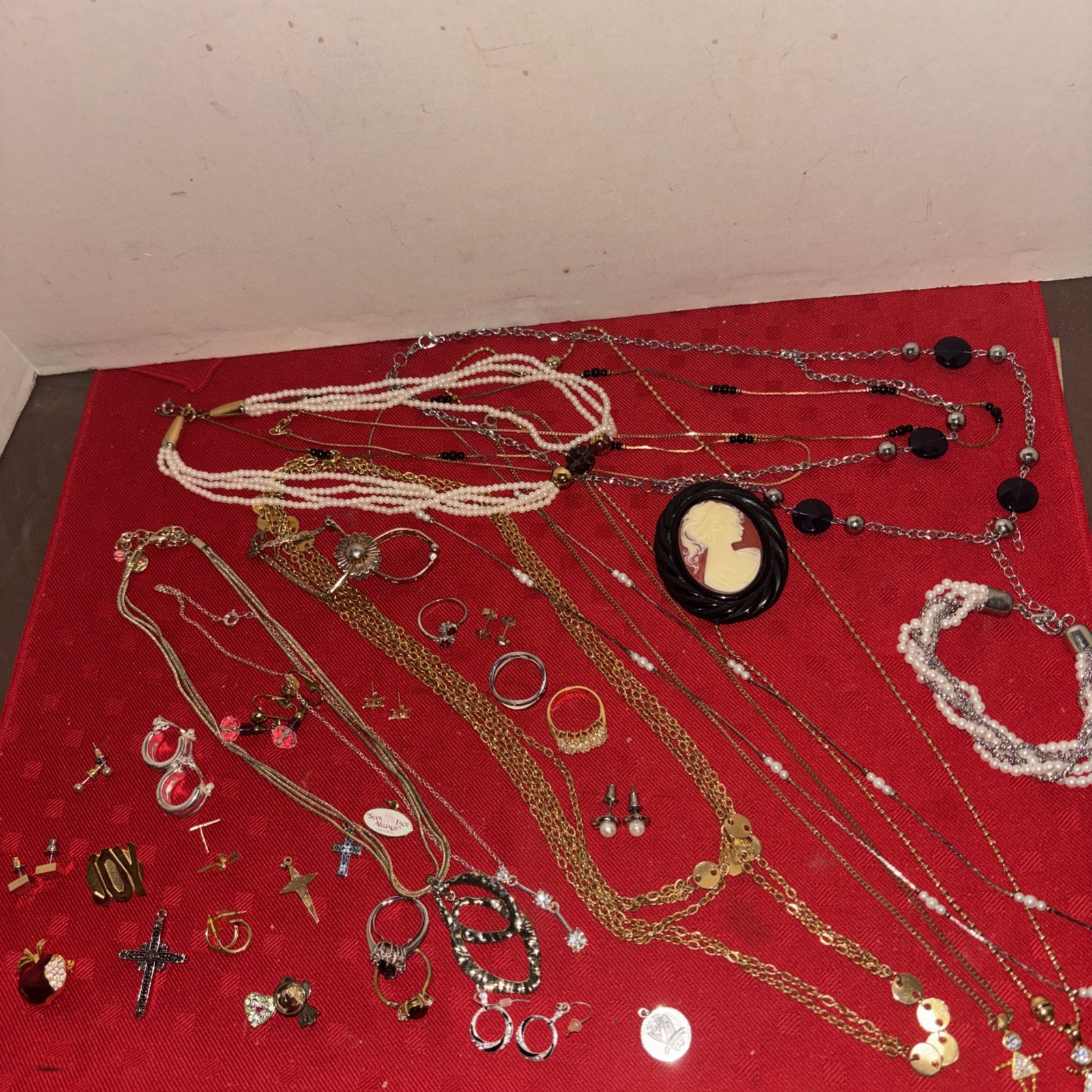 Vintage Estate Jewelry Lot-All Wearable Mix Estate Find- #062326