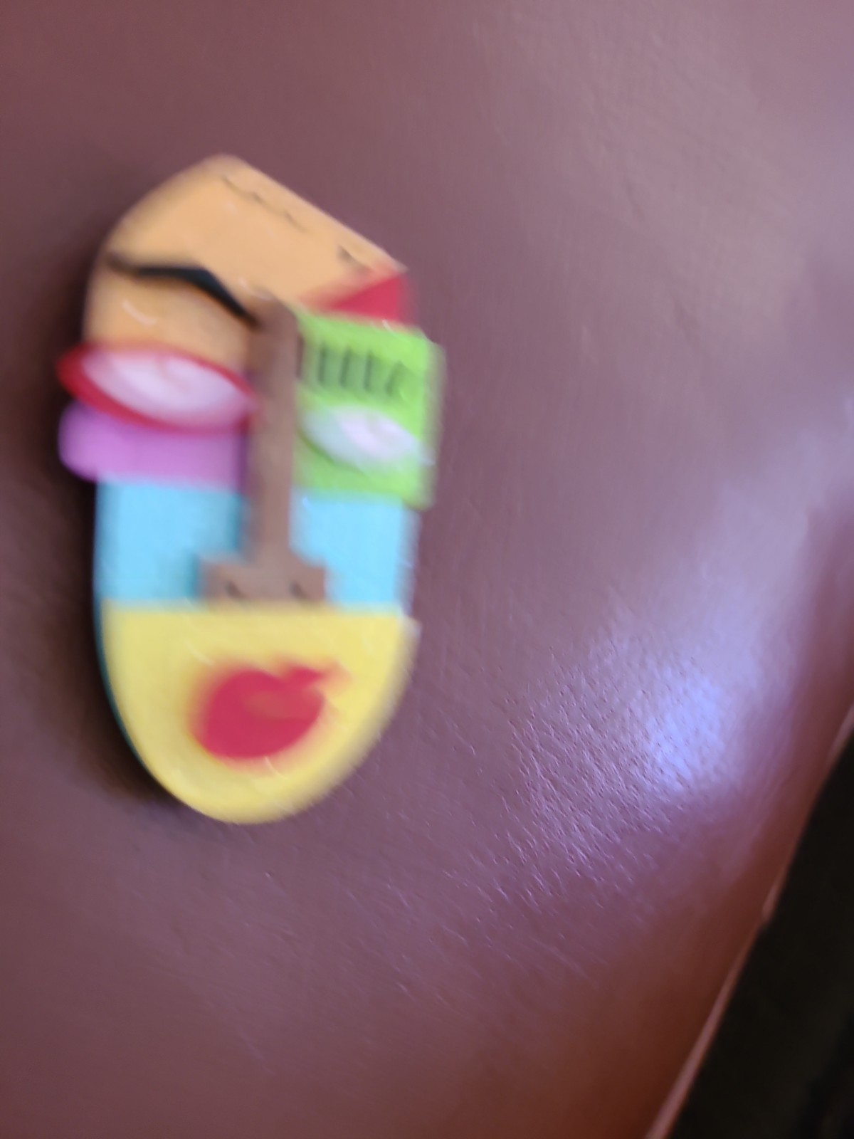 Acrylic Acetate Plate Picasso Abstract Figure Portrait Brooch Accessories