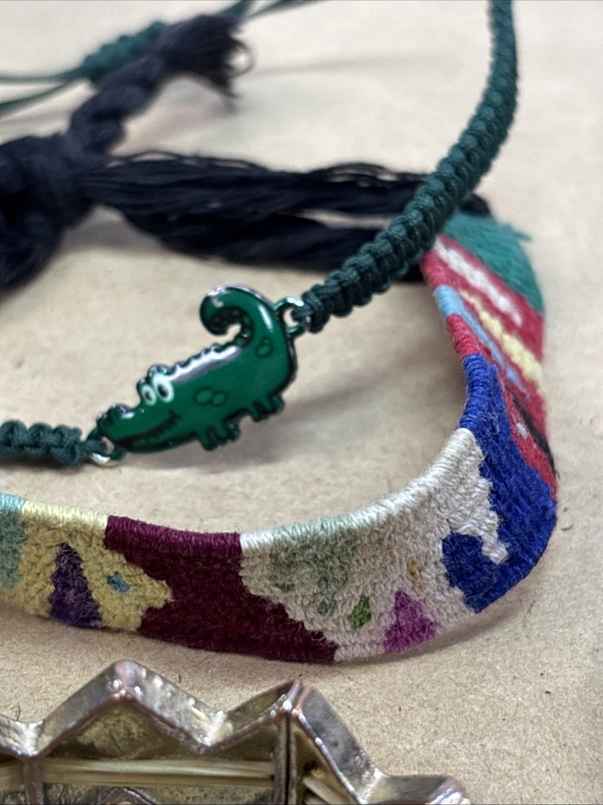Small Lot of Jewelry Bracelets, Necklaces, & Rings. Religious and Other Styles