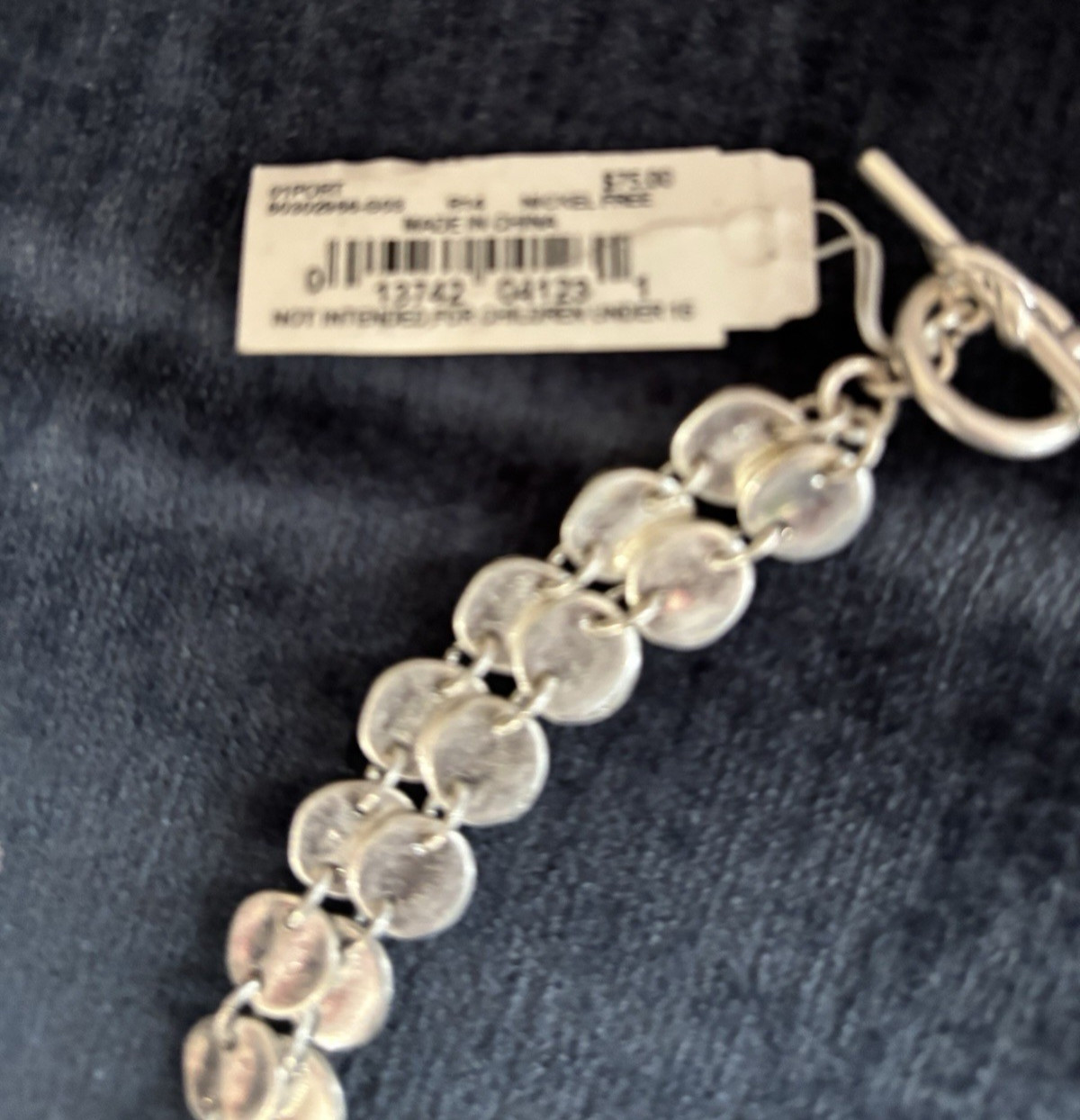 NEW JONES NY Blue & Silvertone Necklace & Bracelet – Perfect for Mother’s Day!