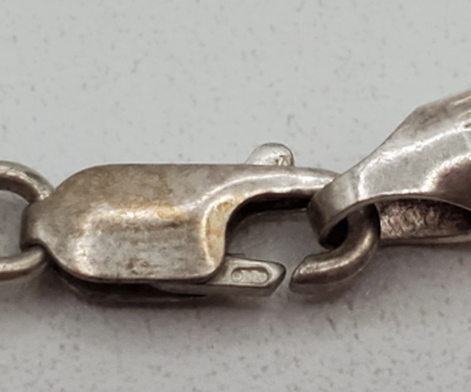 VTG 925 Ornate Cross Necklace 20in Sterling Silver 27g Ball Chain Italy Estate