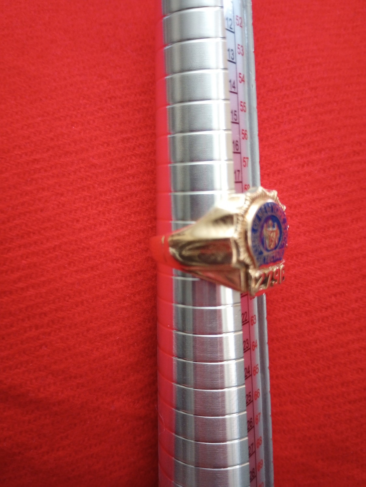 RARE 14K Gold NYSPCC Detective Badge Ring Sz 9 – 9.5 NYC History NYPD 2735