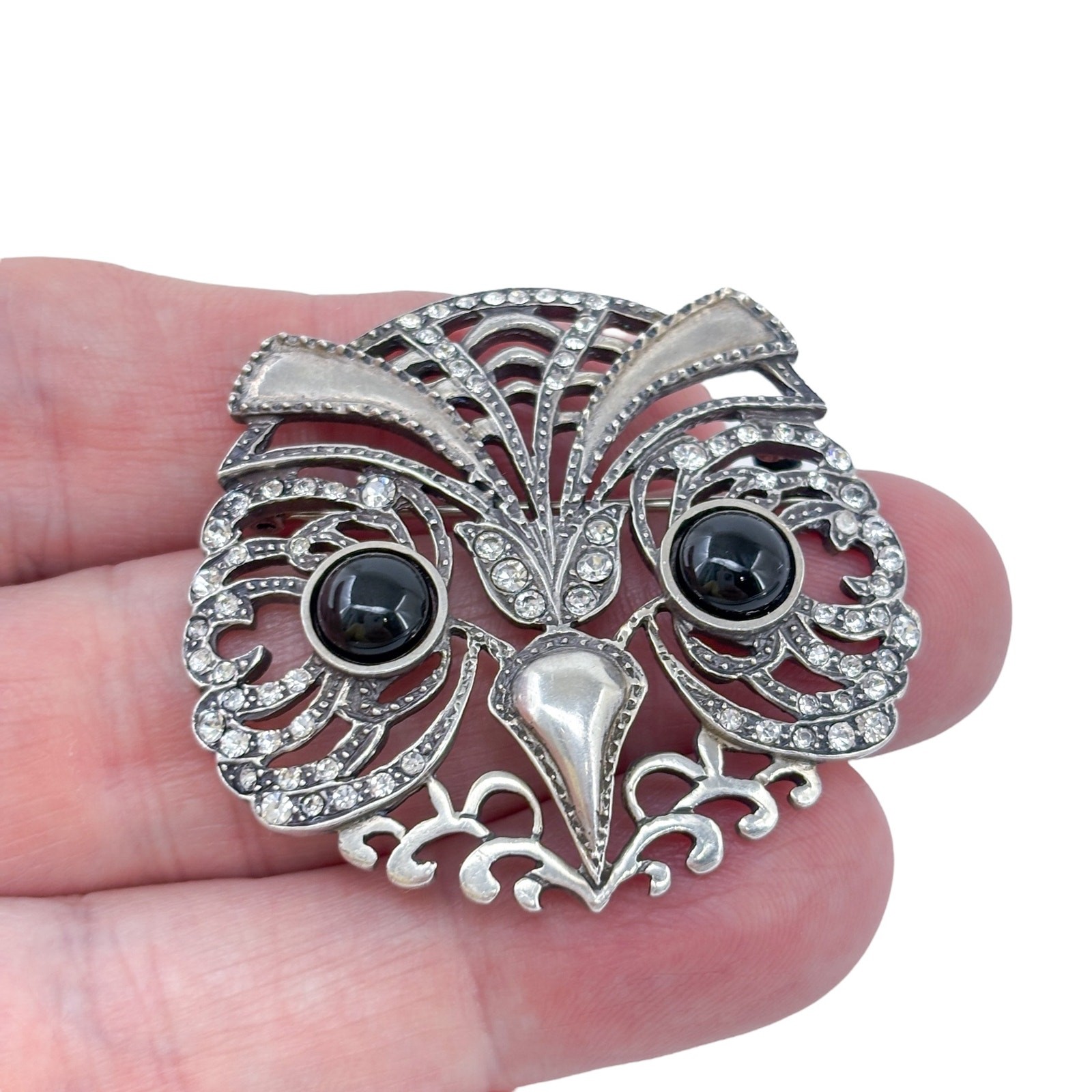 Metropolitan Museum of Art Sterling Silver 925 “Night Owl” Pin Brooch