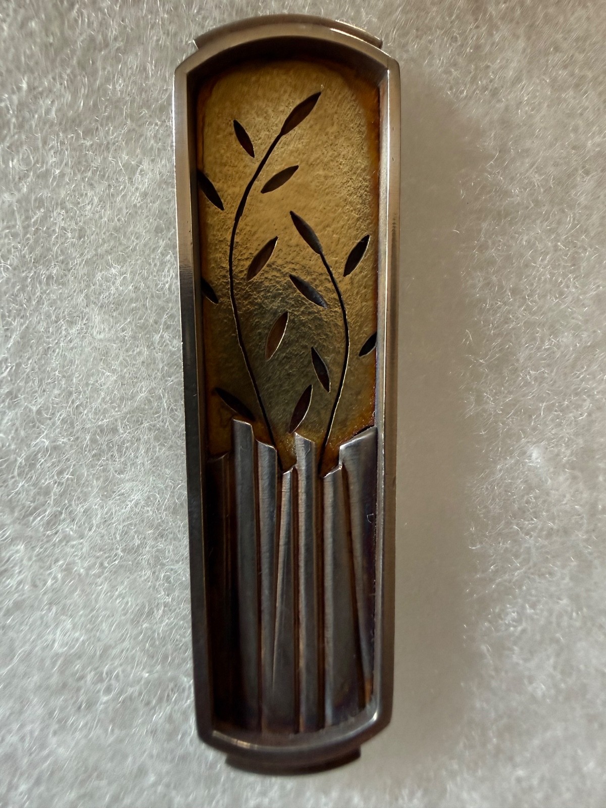 Vintage RM Studios Sterling Gold Artisan Pin