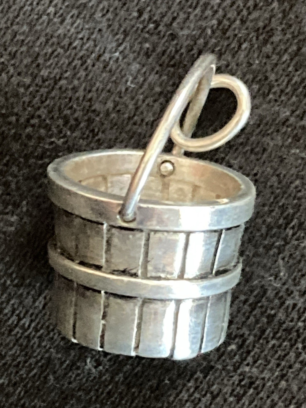 Vtg. FULL NAME HALLMARK BROWN COUNTY BASKETS STERLING CHARM NOS RETIRED