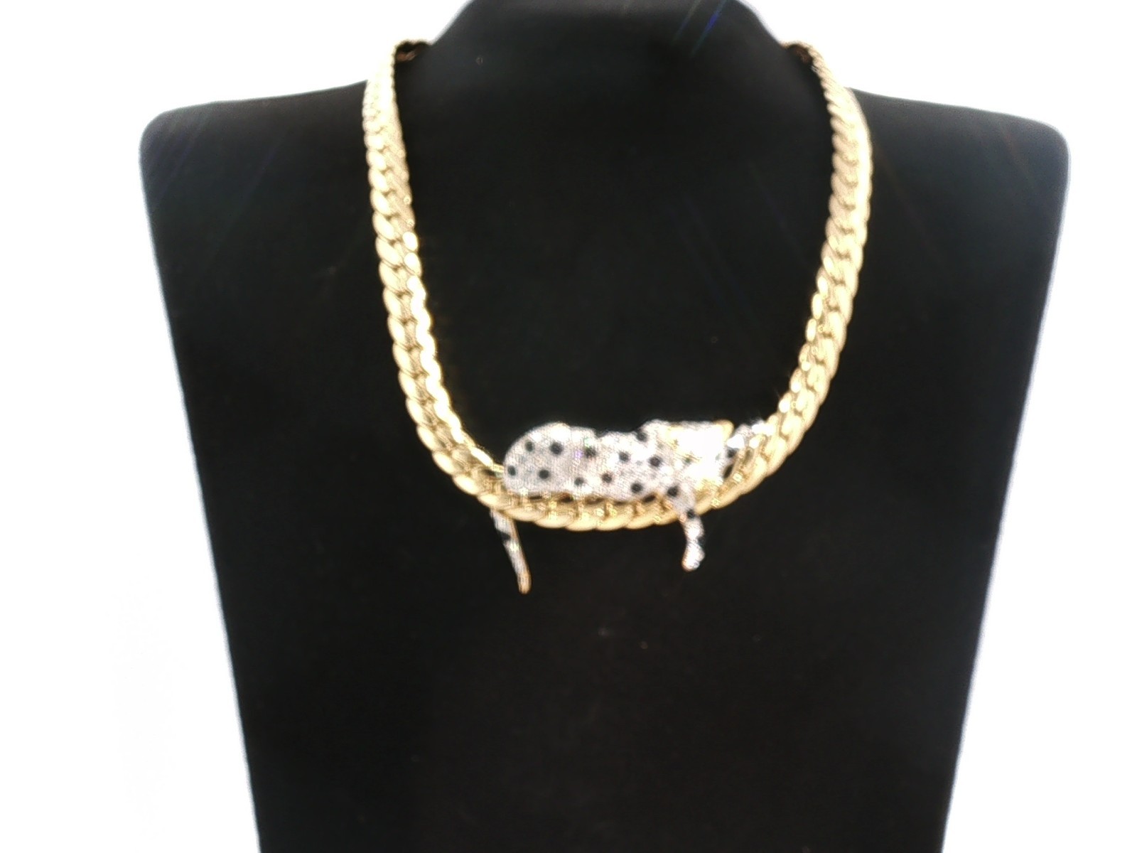 Vintage J L Aldenkamp Dutch Designer Panther Necklace