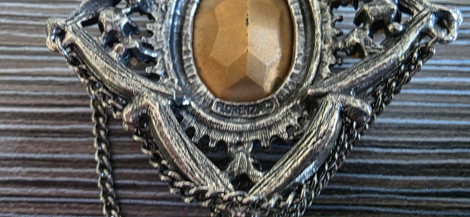 Gorgeous Signed Florenza Ladies Bracelet (With Retail Tag) AND Brooch