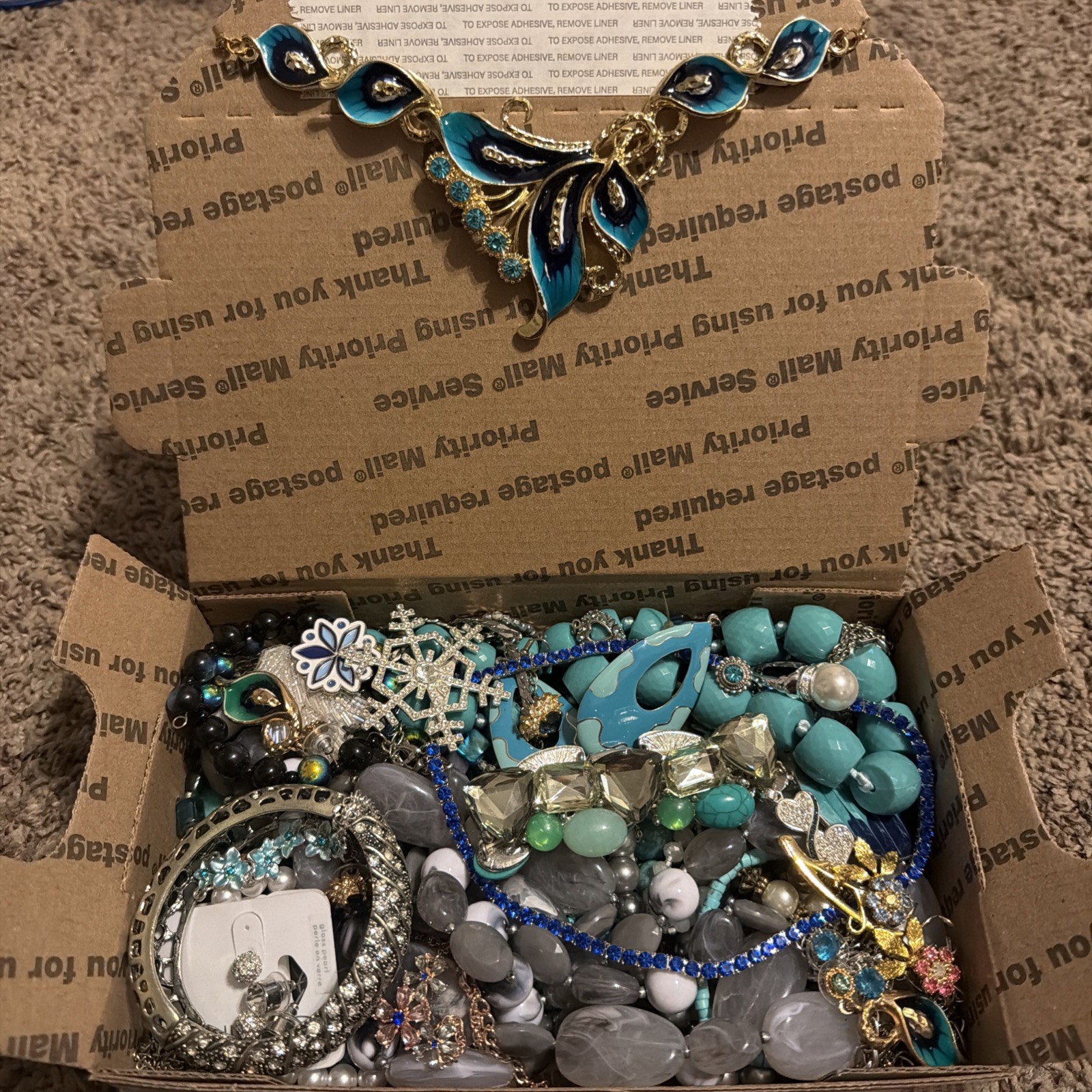 Vintage to Now Jewelry Lot, All Wearable Untested. No Junk. Box D9