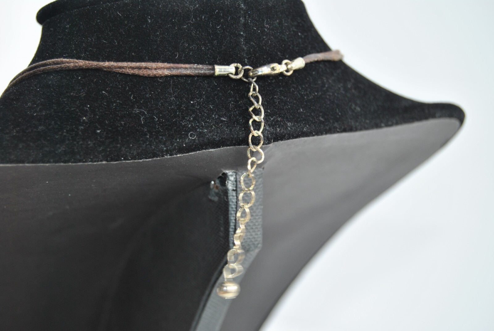 Vintage MOTHER OF PEARL Two Charm Necklace on Two Strand Robe 18 inch