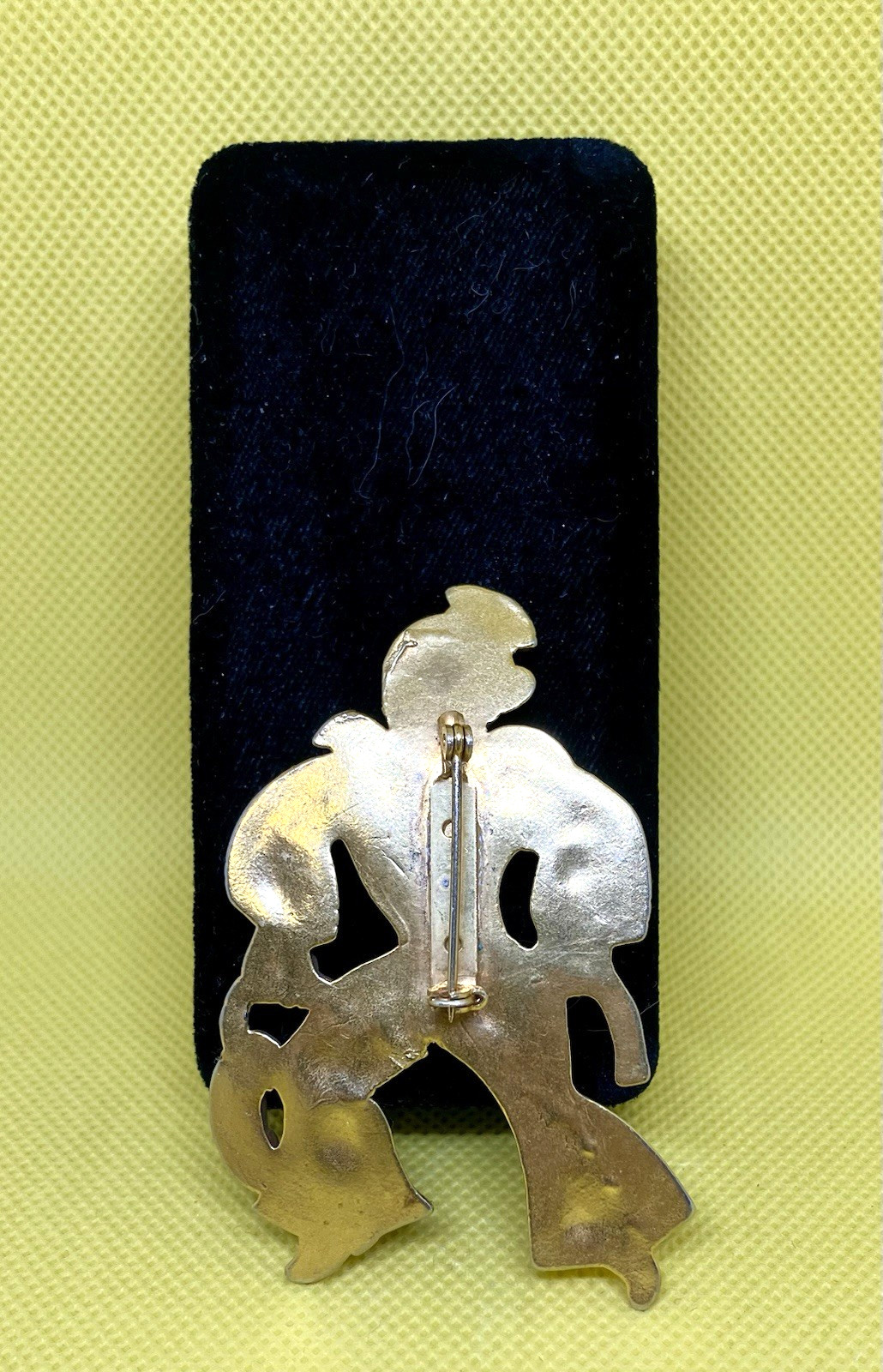 Rare 1940’s Antique Vintage WWII US Navy Sailor Man In Uniform Jewelry Pin