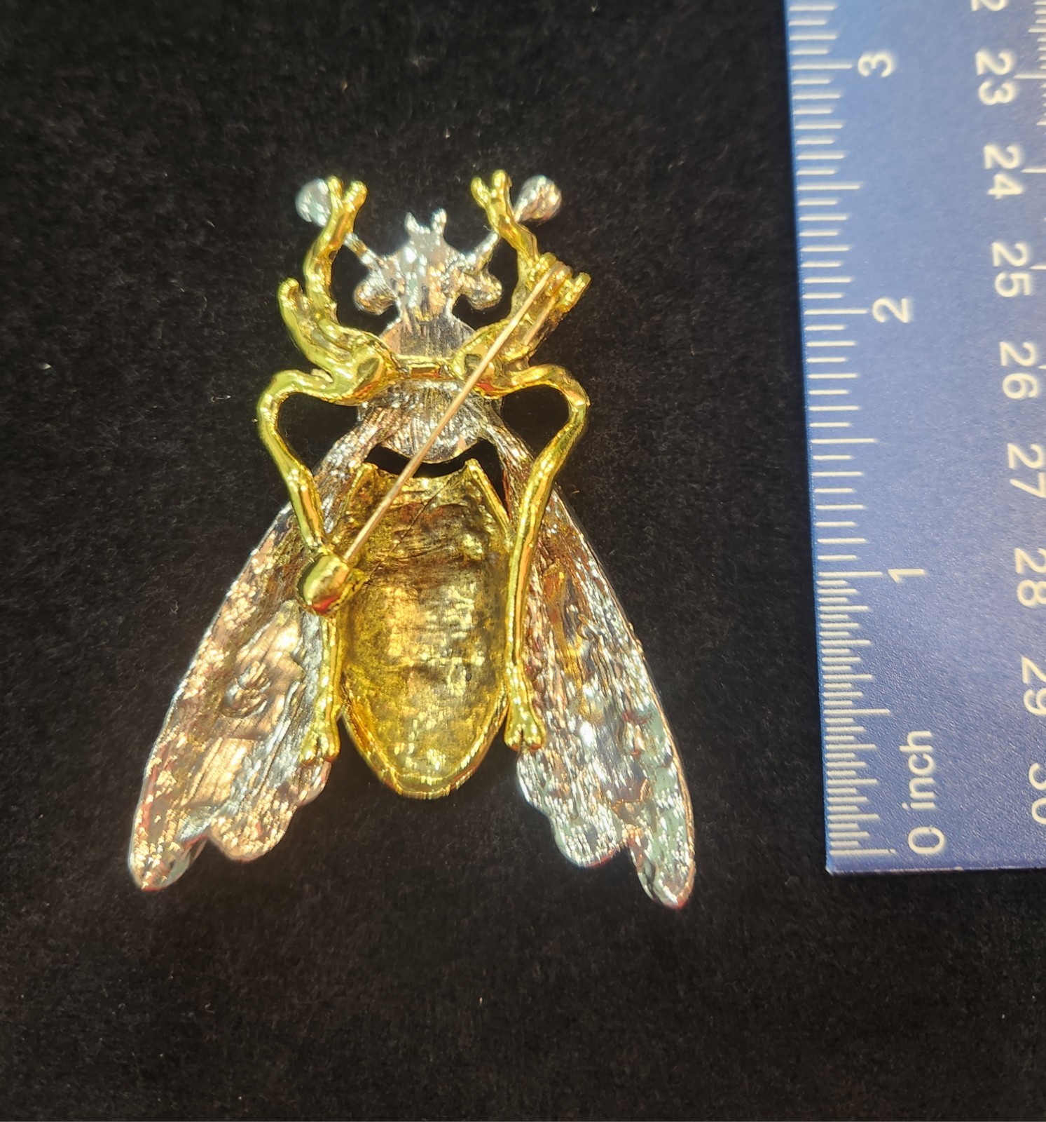 Intricate Designer Inspired Bee Brooch