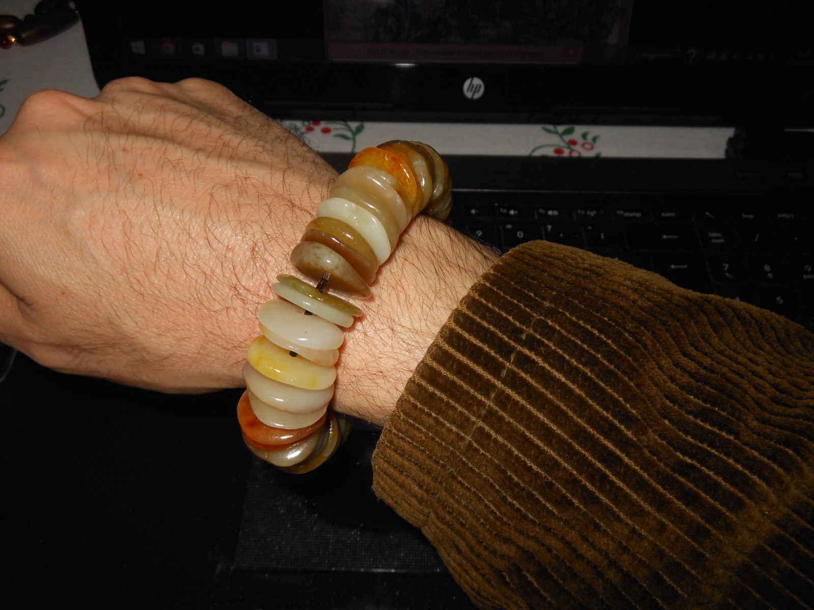 Yes US Shipment – Hetian Jade STATEMENT Bracelet