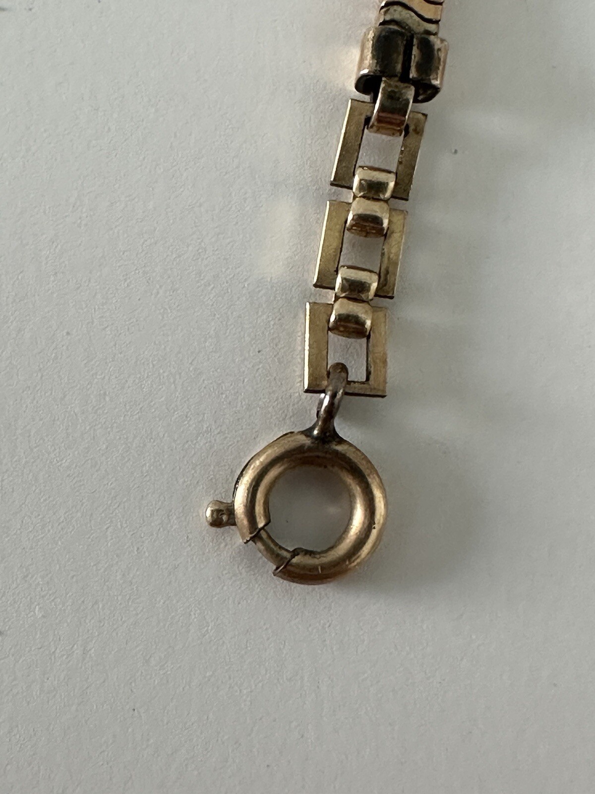 ACo ID Bracelet 1/20th 12k Gold Tassel Engraved JANET Filled 7″ Vintage