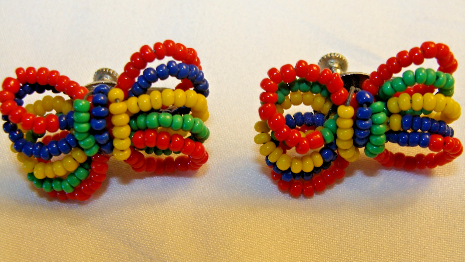 10 Pairs Vintage Earrings Austria W. Germany Czech Japan Hong Kong