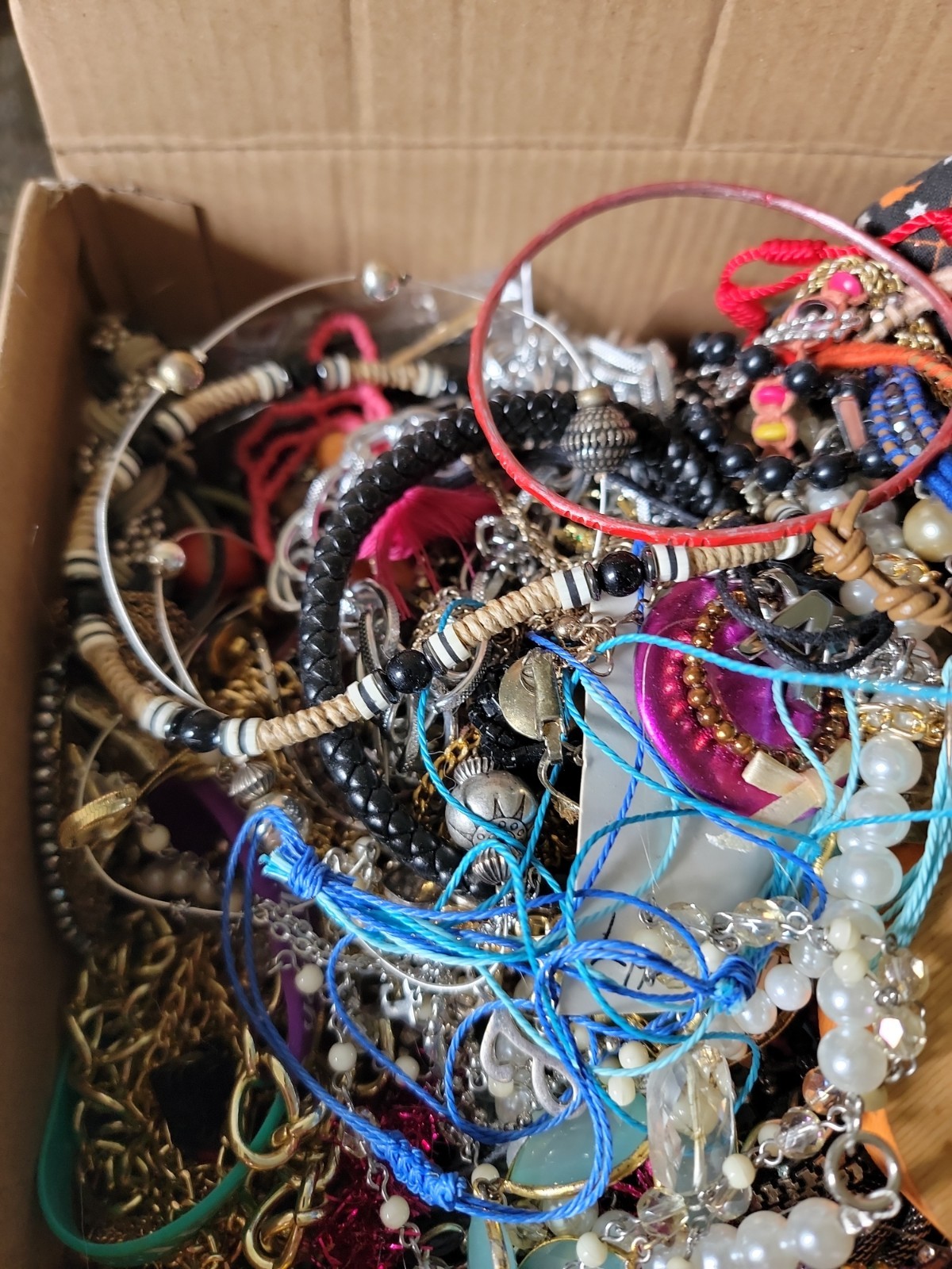 Junk Jewelry Craft Lot Vintage-Now 12 Lbs