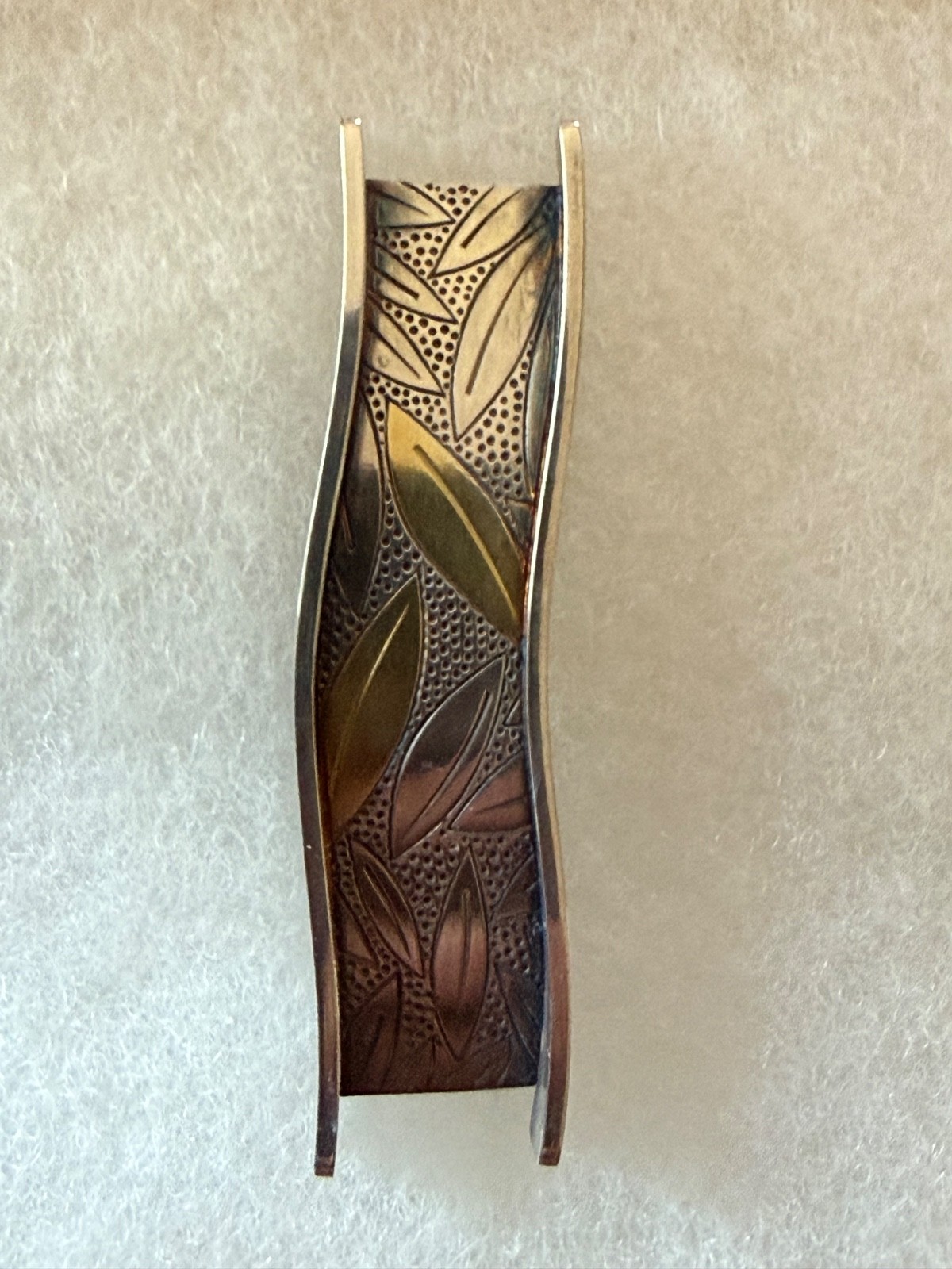 Vintage RM Studios Sterling Gold Artisan Pin