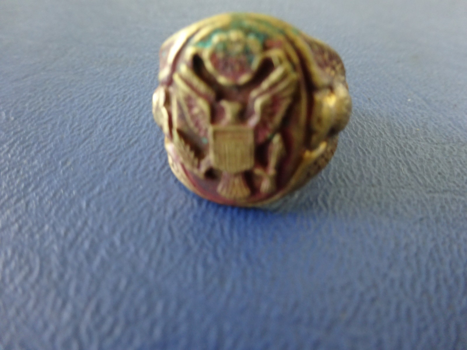 Vintage Copper Military Ring