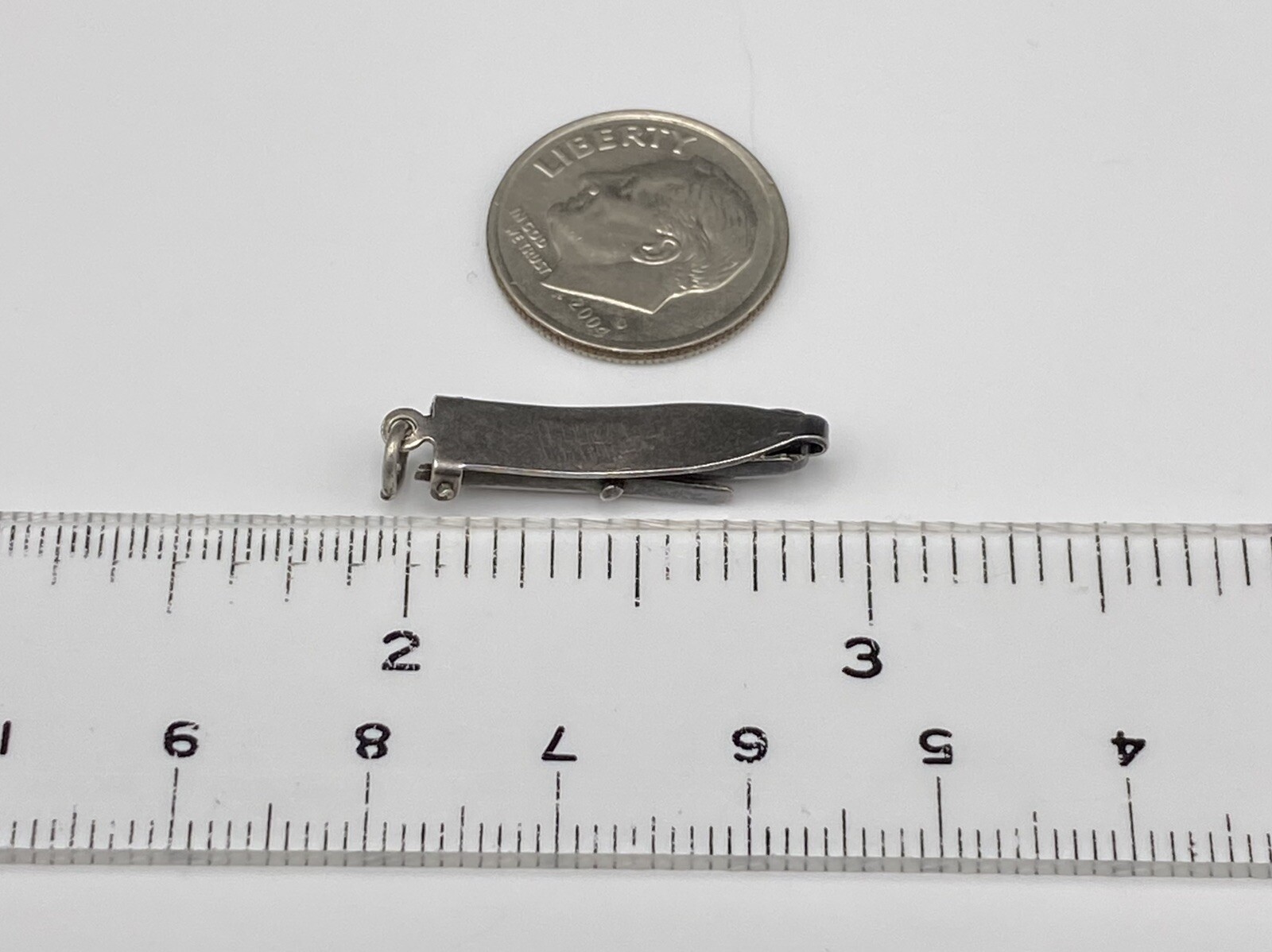 Vintage 40’s Mexico Sterling Silver Folding IRONING BOARD Movable Charm