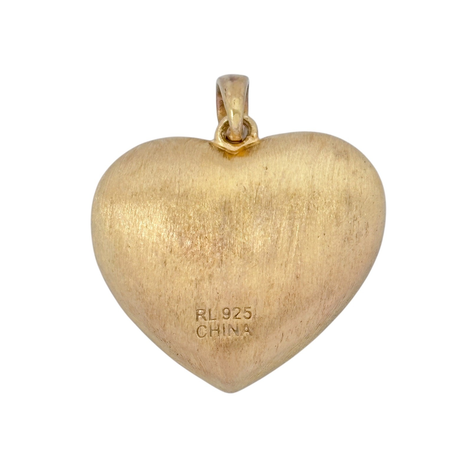Faith Hope Love Heart Cross Cubic Zirconia | 18K Gold Plate Sterling Silver 925