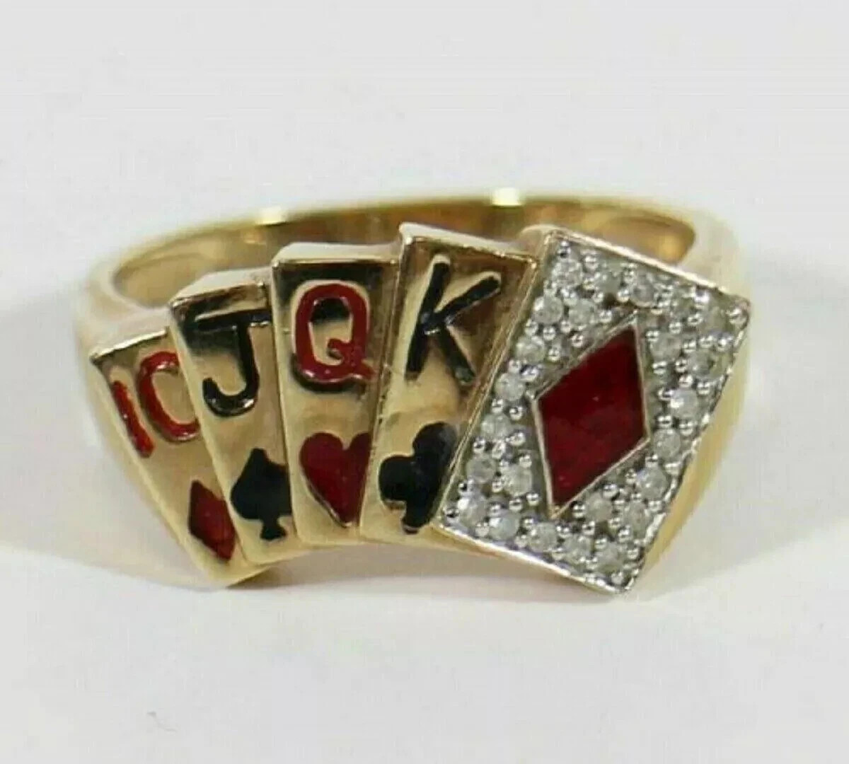 2.5Ct Art Deco Style Lab Created Diamond Anniversary 14K Yellow Gold Finish Ring