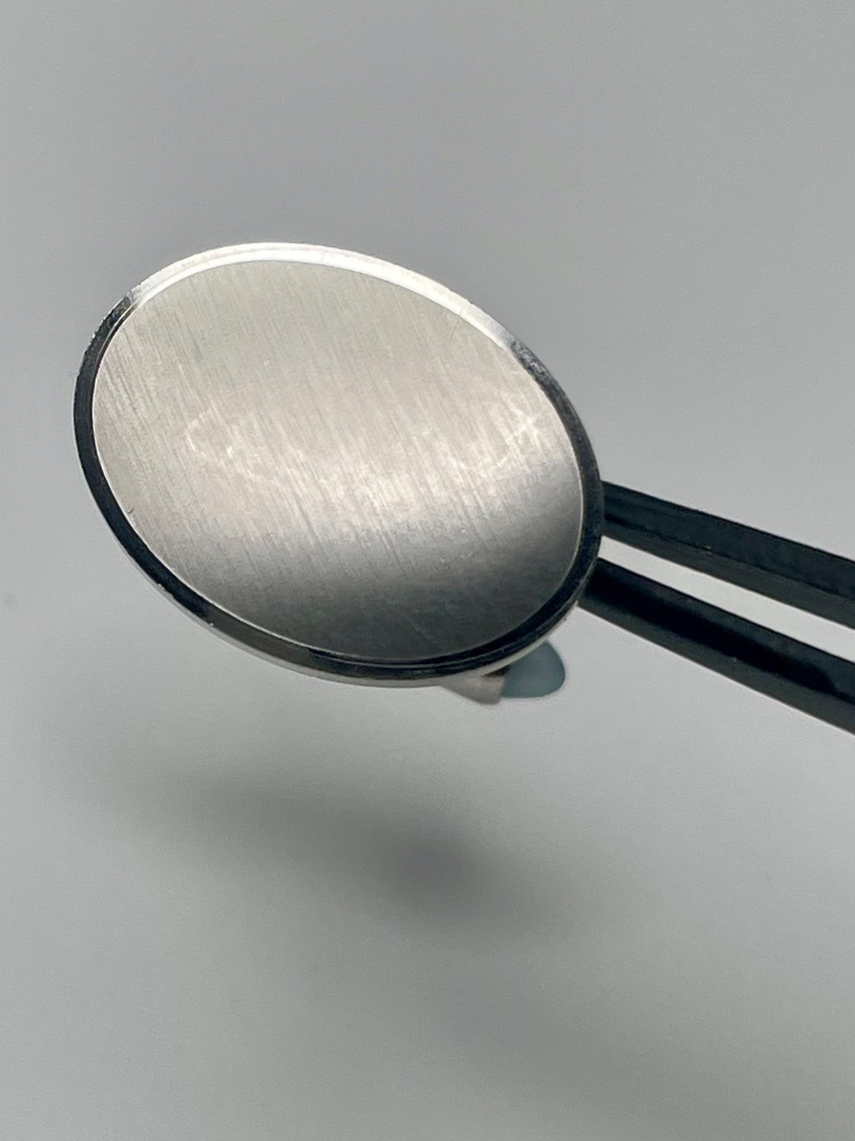 Vintage Krementz 14K White Gold Overlay Brushed Finish Minimalist Cufflinks