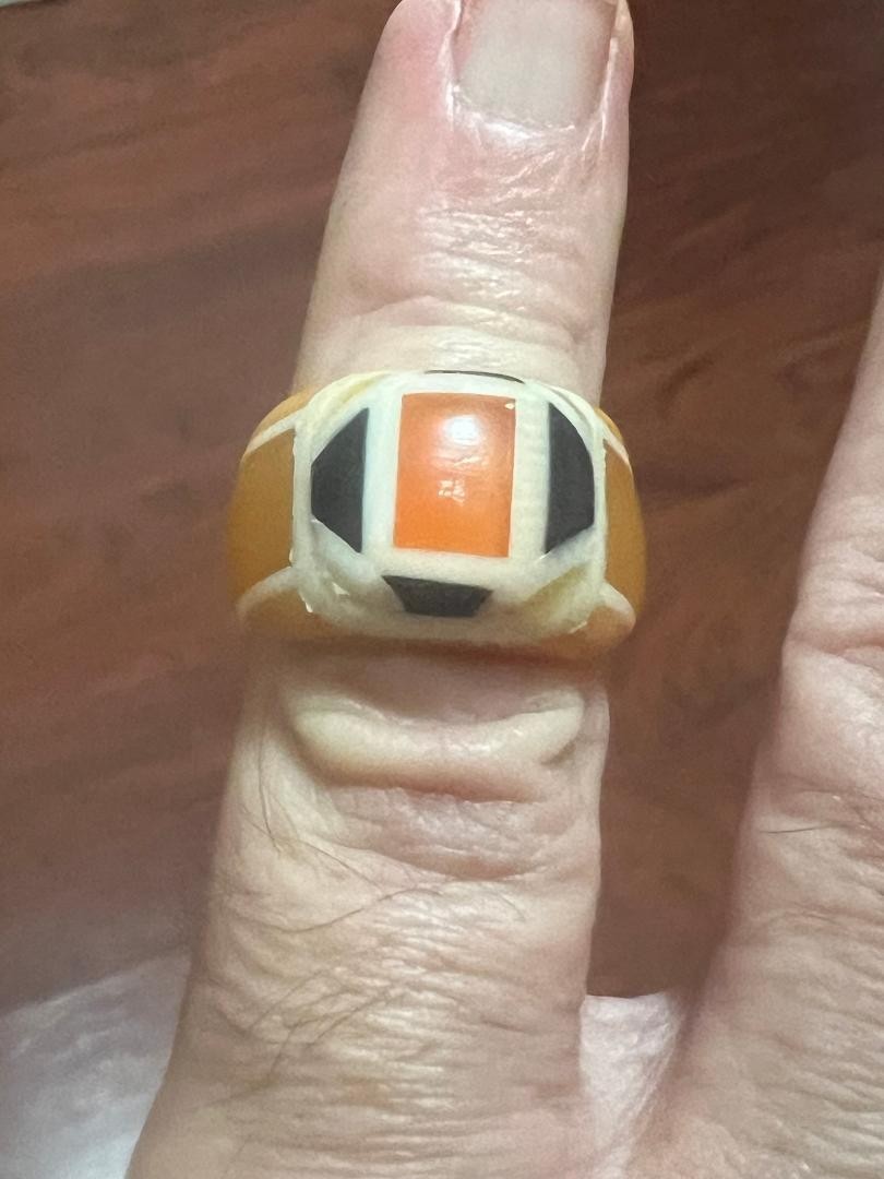 VINTAGE CELLULOID RING SIZE 7.5
