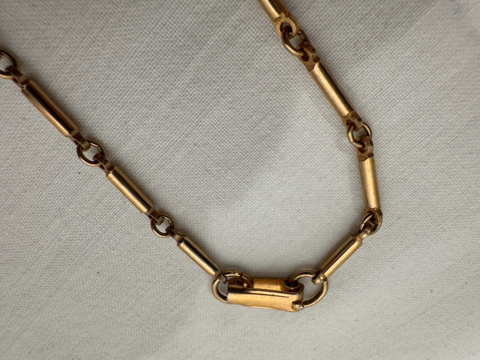 Vtg Bracelet Necklace Set MCM Regency Revival Brown 3D Textured Beads Gold Tone