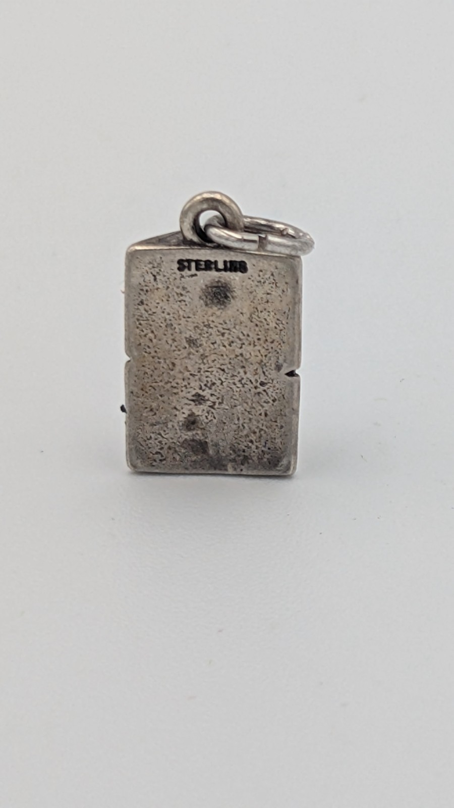 Solid Sterling Silver Double Dice Charm – Vintage Lucky Dice Pendant – 3g.