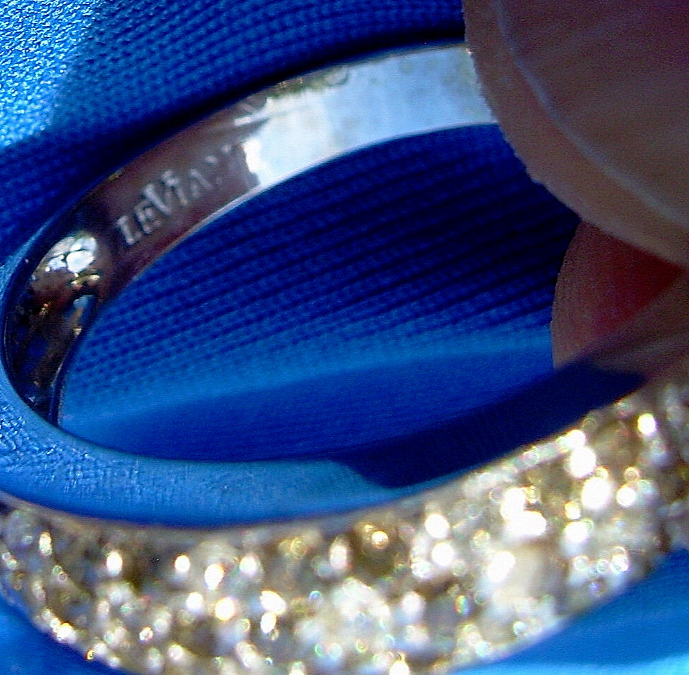 ORIGINAL Le Vian EARTH MINED DIAMOND 14K GOLD Wedding Band Anniversary Ring S 9